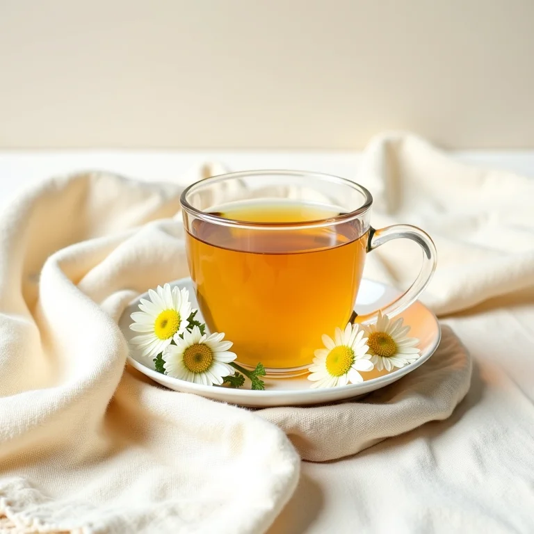 Chá de camomila para aliviar cólicas e ansiedade