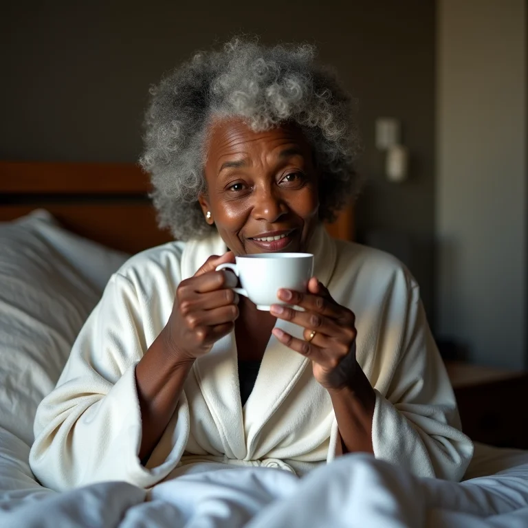 Chá de erva cidreira para uma boa noite de sono