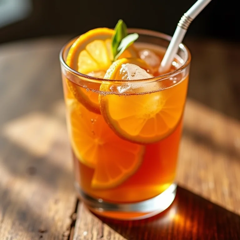 Chá gelado turbinado com murcote: receita passo a passo