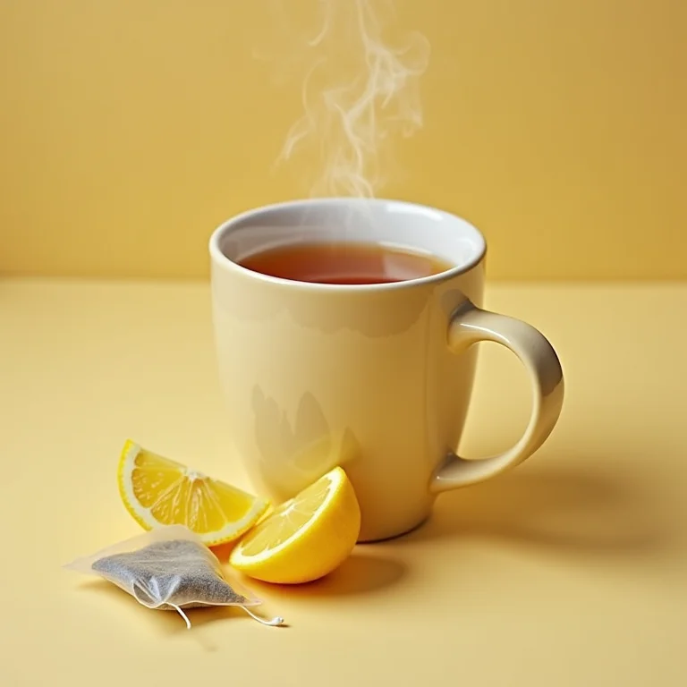 Chá sem sabor e aroma.