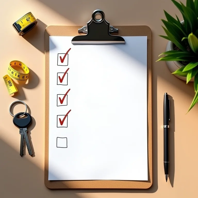 Checklist de vistoria de apartamento