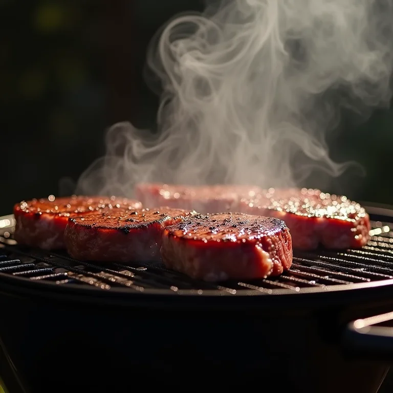 Churrasco com carnes temperadas com sal de parrilla