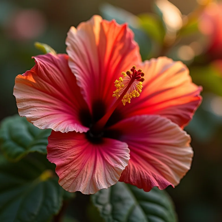 Close-up de flores de hibisco secas, prontas para o preparo do chá.