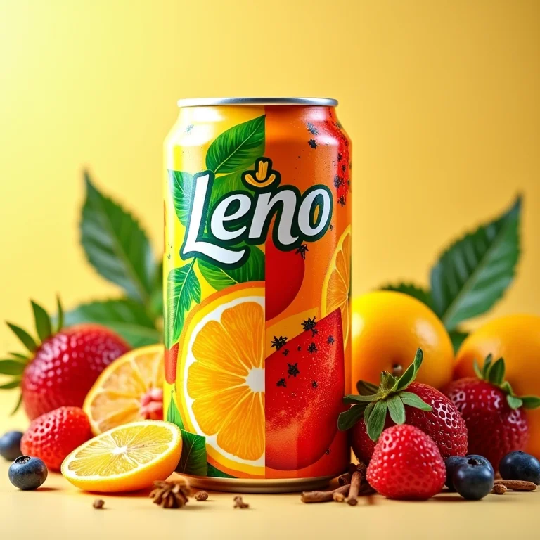 Comparativo: chá gelado industrializado versus ingredientes naturais.