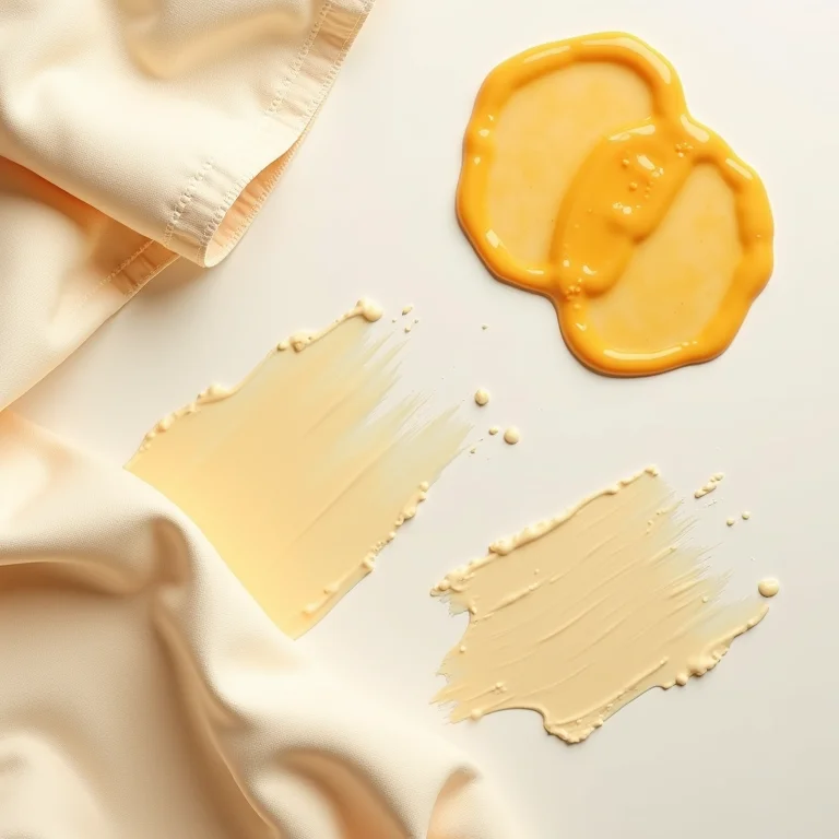 Comparativo de manchas recentes e antigas de protetor solar em tecidos