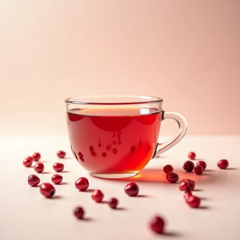 Composição do chá de hibisco com moléculas de cromógenos, ácidos e taninos.