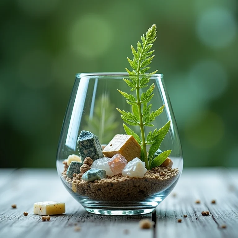 Composição mineral do chá de cavalinha para a saúde óssea.