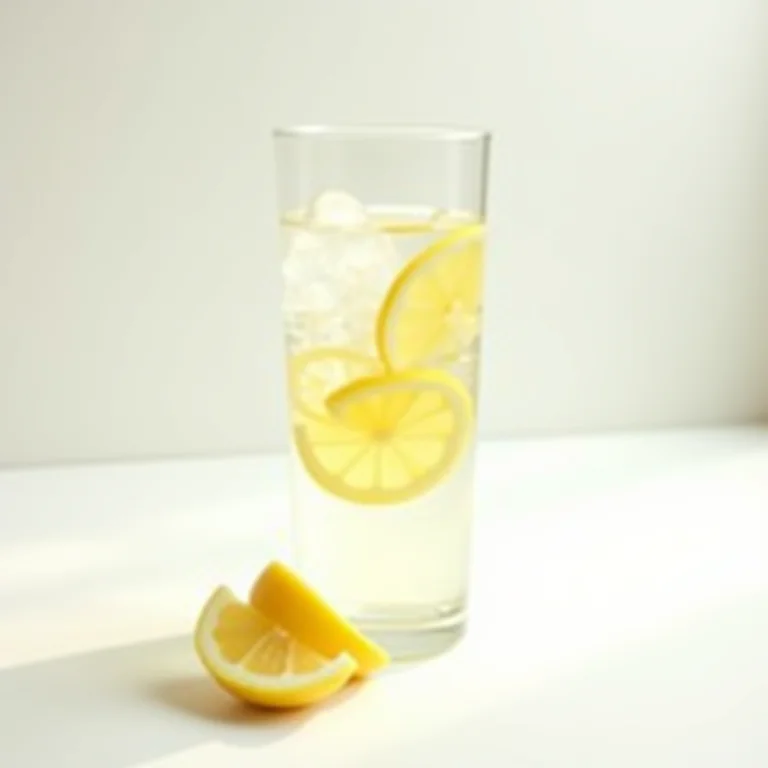 Copo de água com gás derramada.