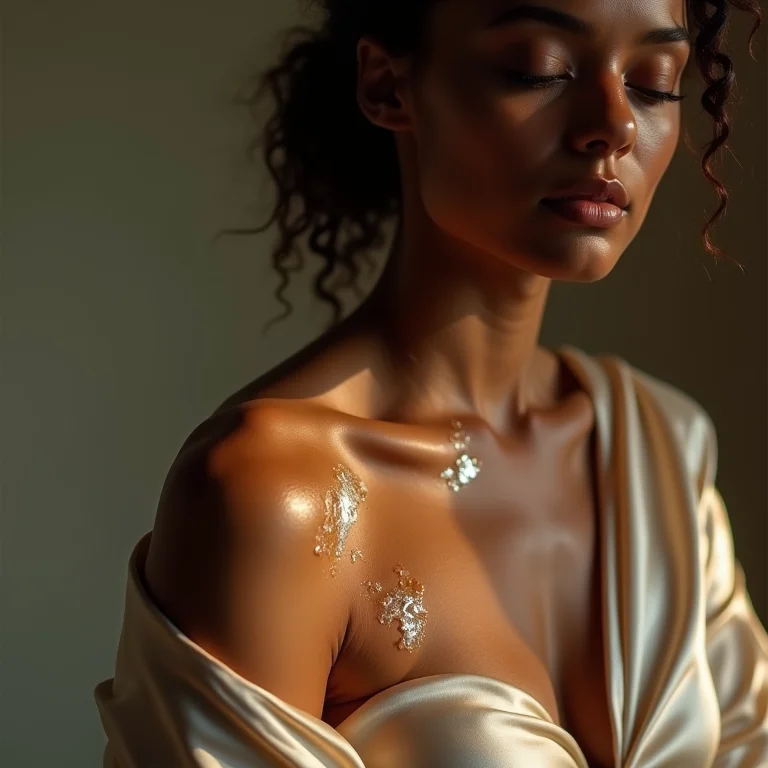 Cuidado com seda manchada