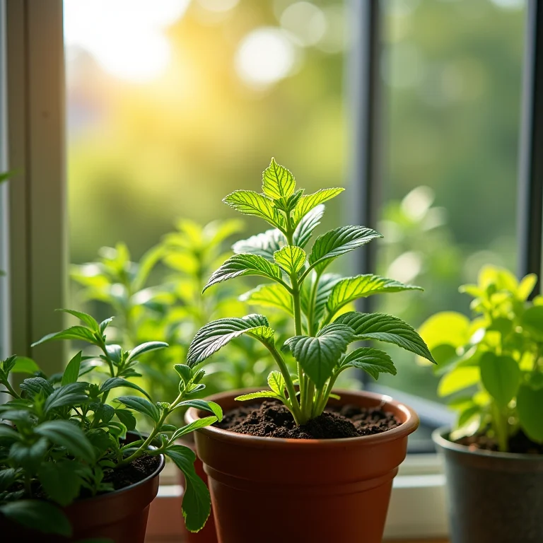 Cultivo de poejo em casa.