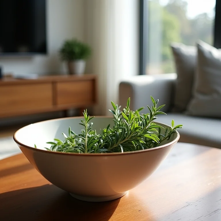 Defumação com arruda e alecrim para limpeza energética do lar