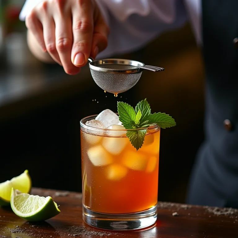 Dica de mestre: preparo impecável de chá gelado com tequila.