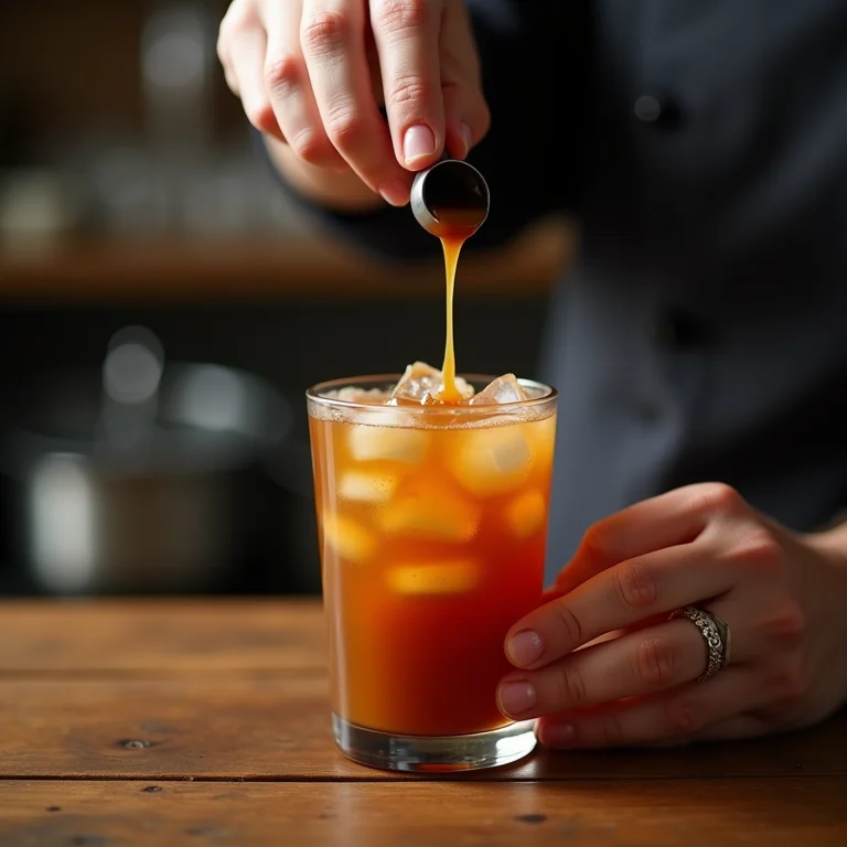 Dicas de chef: adicionando caramelo ao chá gelado