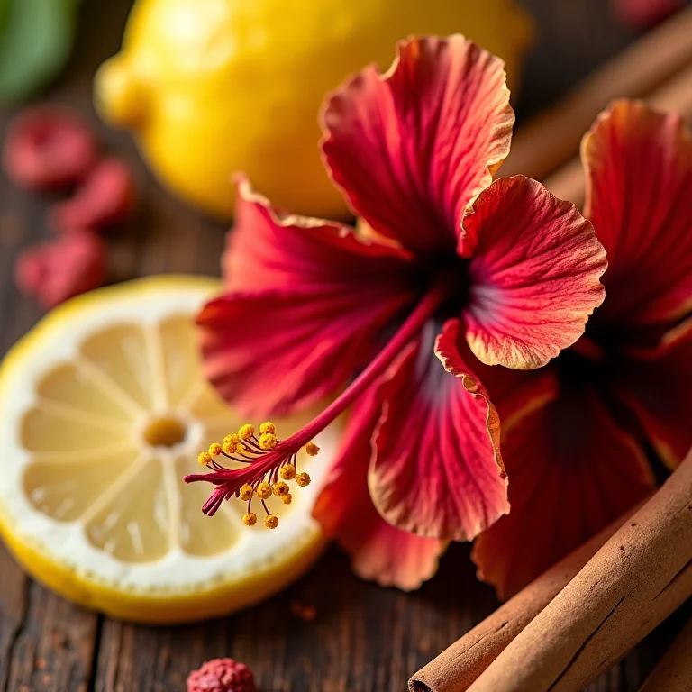 Dicas para um chá de hibisco ainda mais saboroso: limão, canela e outros ingredientes.