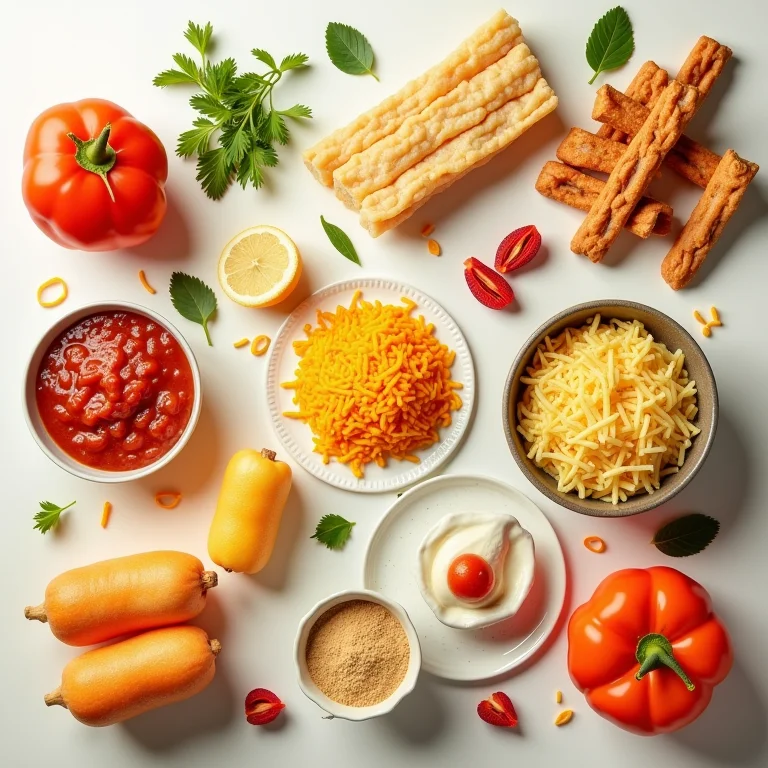 Diversos alimentos industrializados que utilizam MSG.