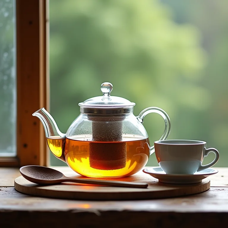 Equipamentos para preparar chá gelado de raízes: utensílios essenciais.