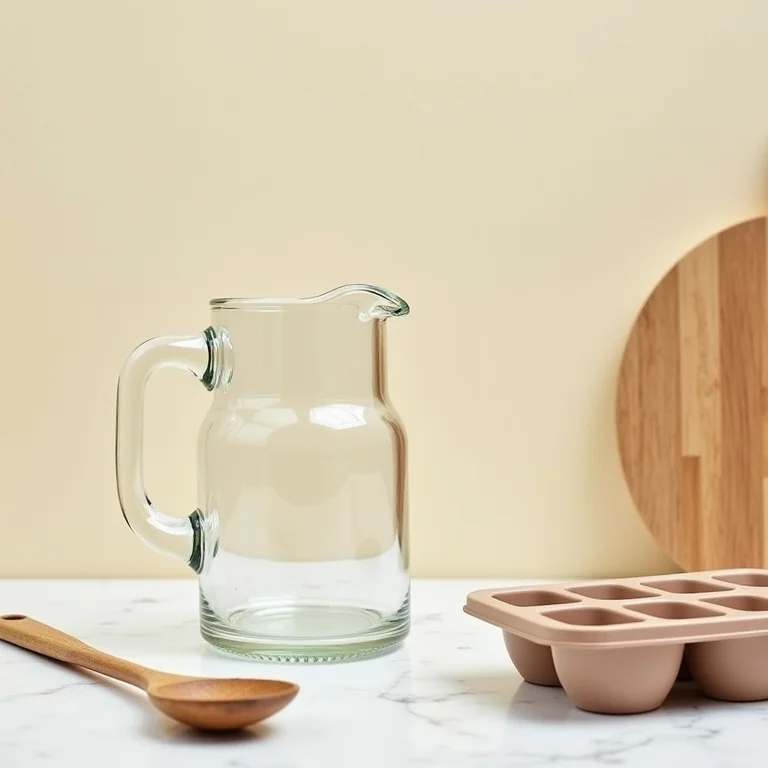 Equipamentos para preparar o chá gelado