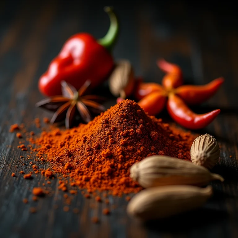 Especiarias extras para um molho madeira único