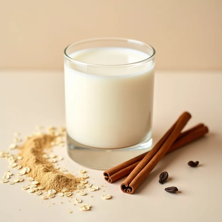 Especiarias para aromatizar leite de aveia.