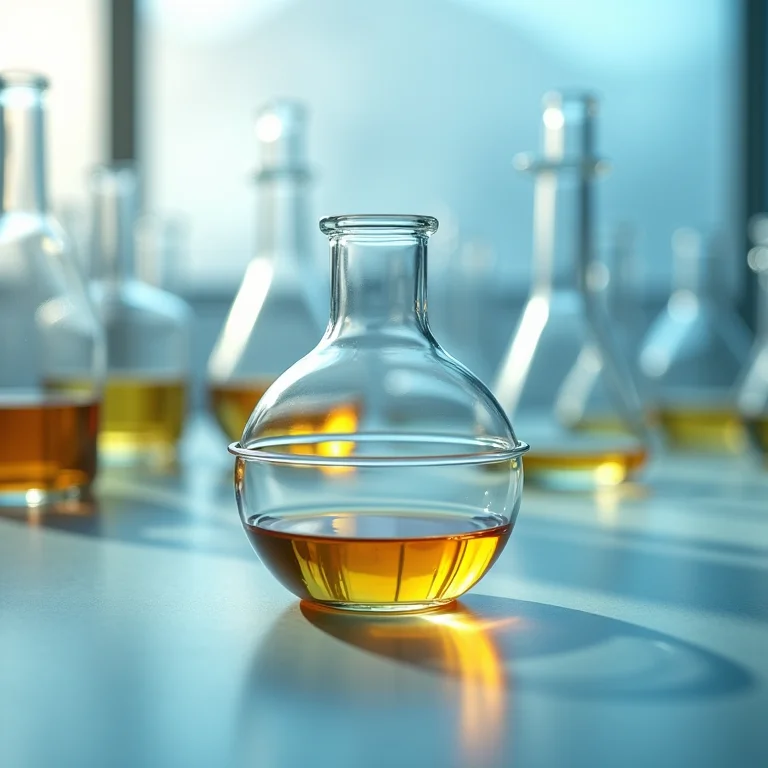 Extrato de arruda em laboratório