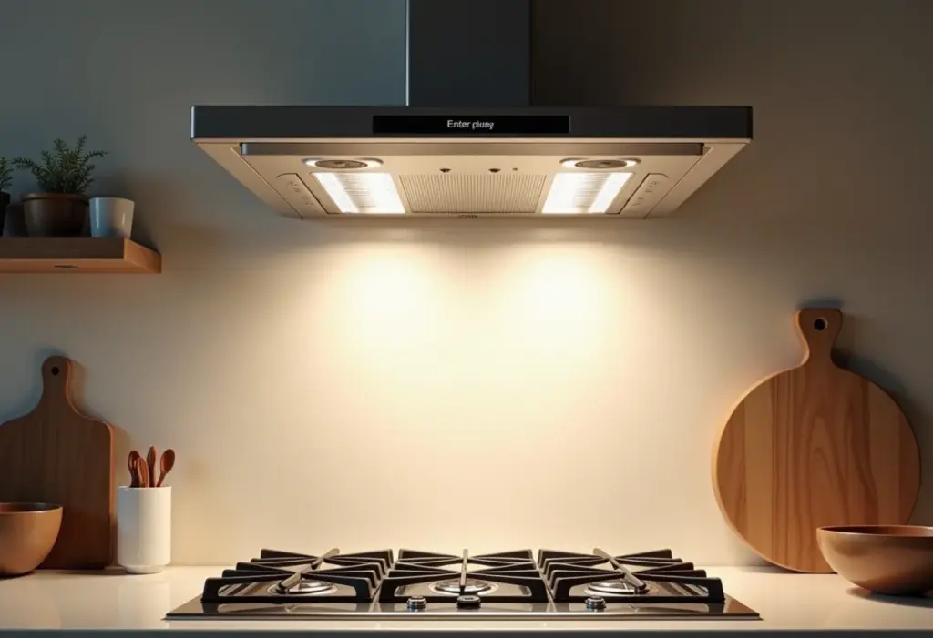 Filtro de coifa brilhando após a limpeza