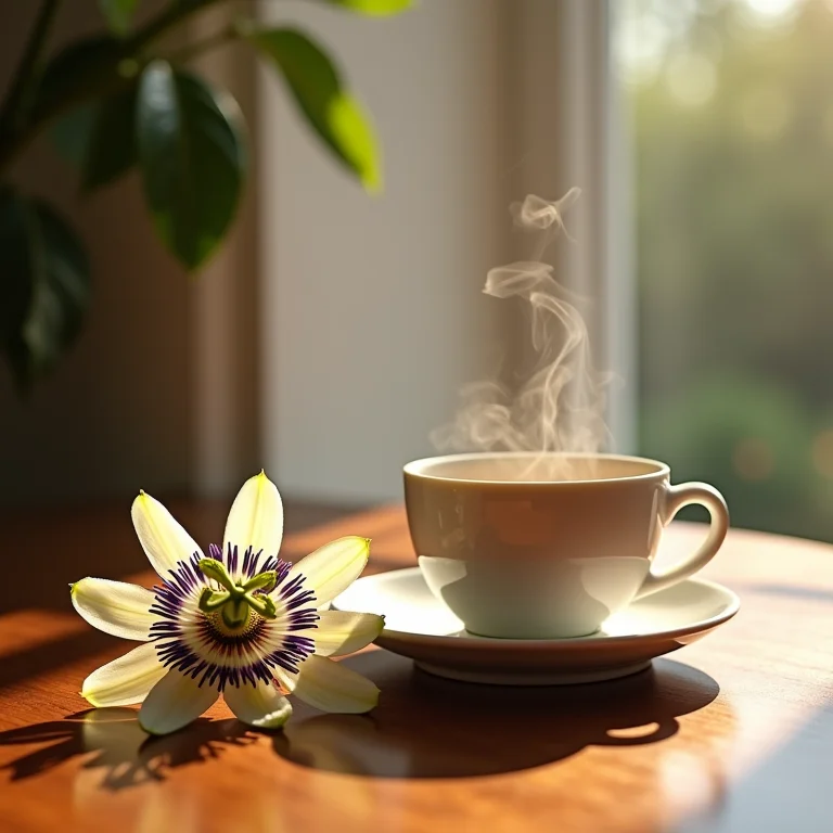 Flor da paixão para acalmar os nervos