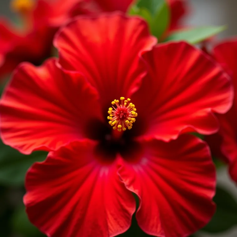 Flores de hibisco secas exibindo sua cor vermelha intensa