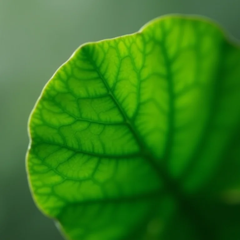 Folhas de arruda (Ruta graveolens) em close-up