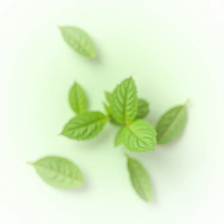 Folhas frescas de hortelã