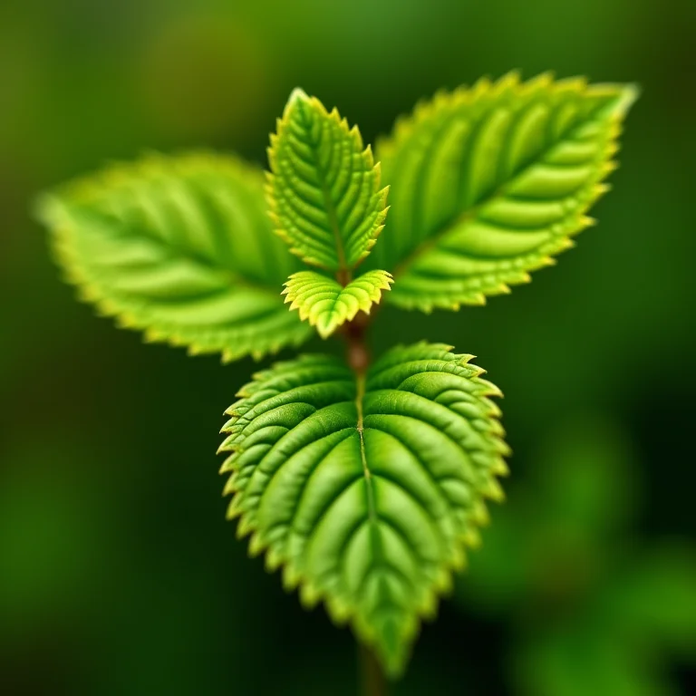 Folhas secas de erva cidreira prontas para o chá.