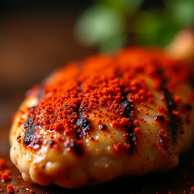 Frango grelhado com sumagre