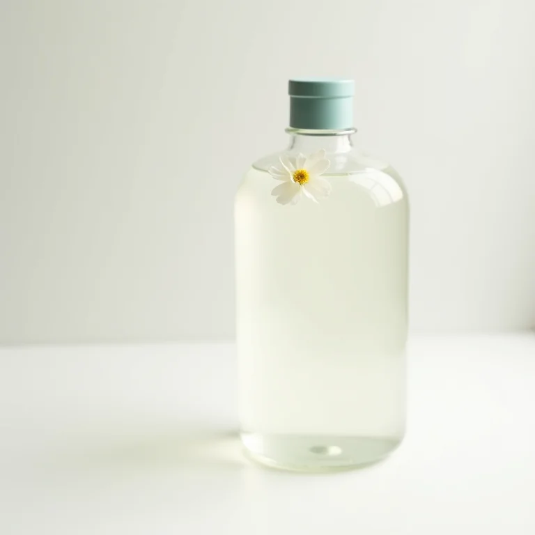 Frasco de detergente neutro.