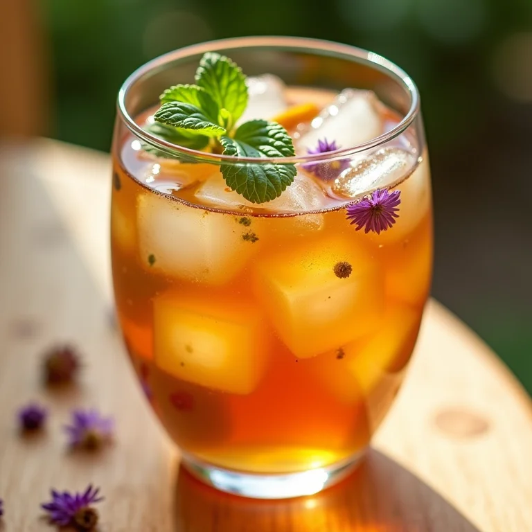 Gelo com estilo para chá gelado