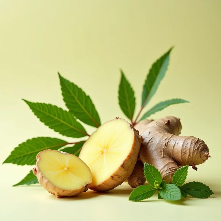 Gengibre versus camomila e hortelã