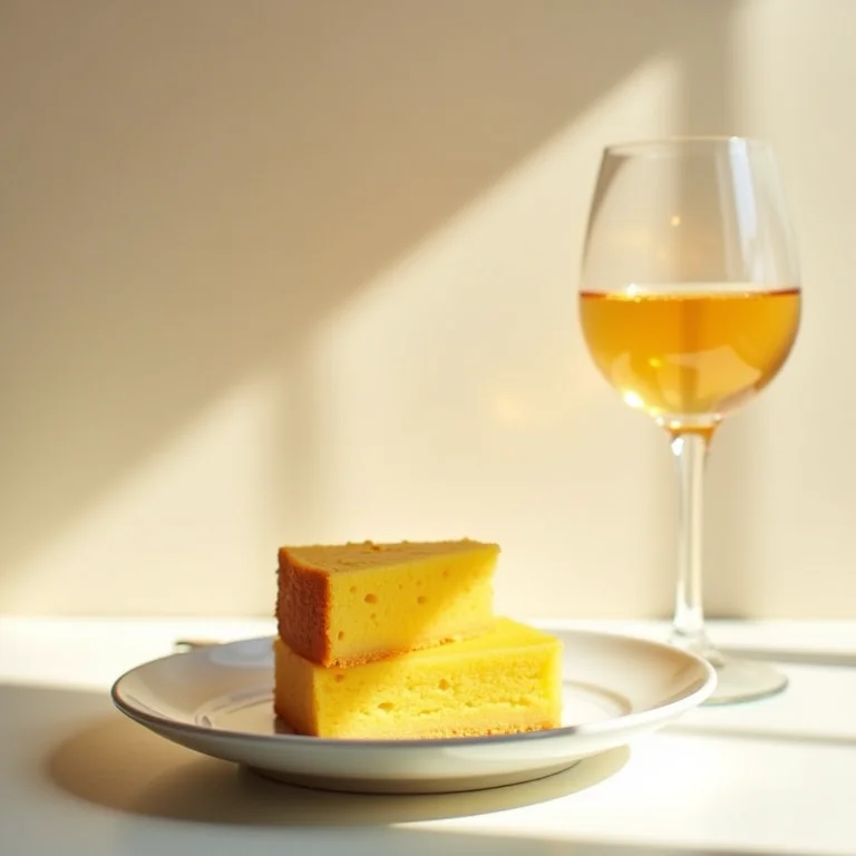 Harmonização de broa de fubá cremosa com vinho de sobremesa