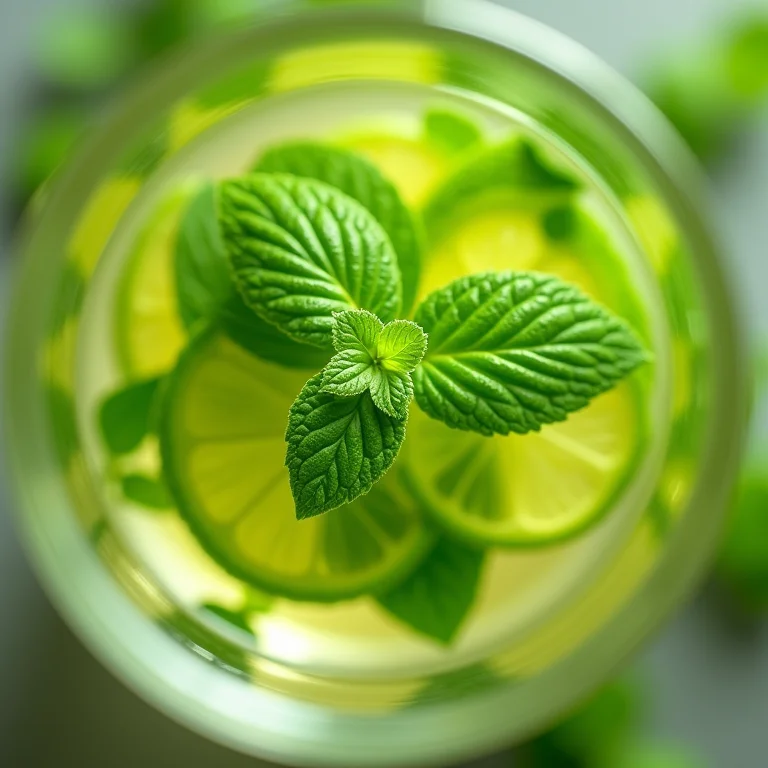 Infusão de erva cidreira em água: revelando o poder calmante.