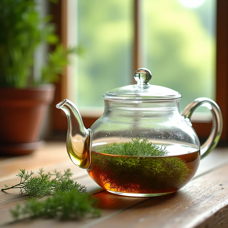 Infusão de erva doce para digestão