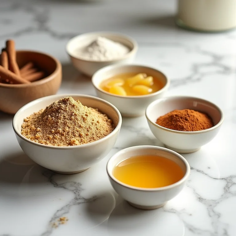 Ingredientes do leite lunar: ashwagandha, canela, noz-moscada, mel e ghee.