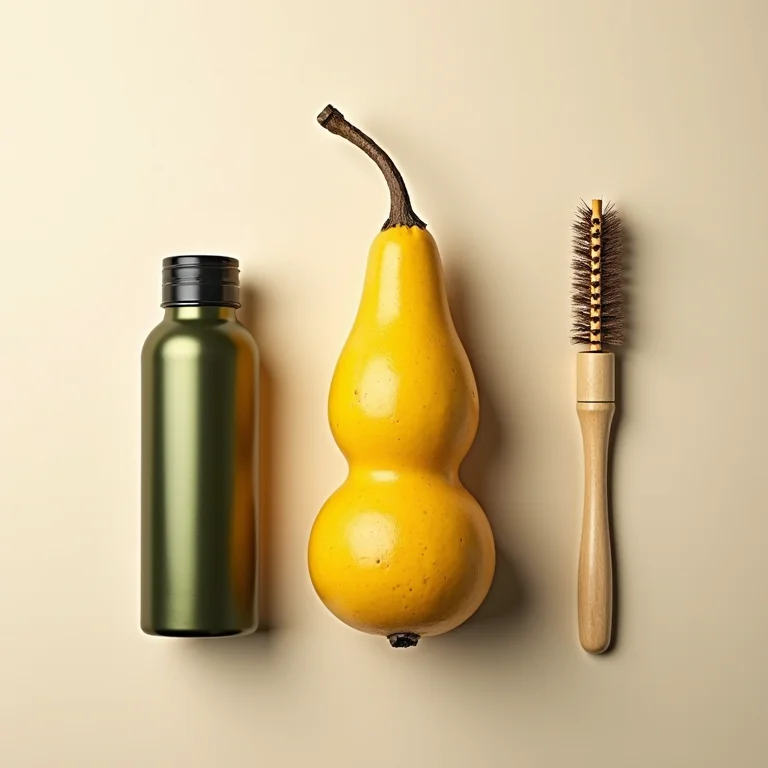 Ingredientes e materiais necessários para preparar chimarrão.