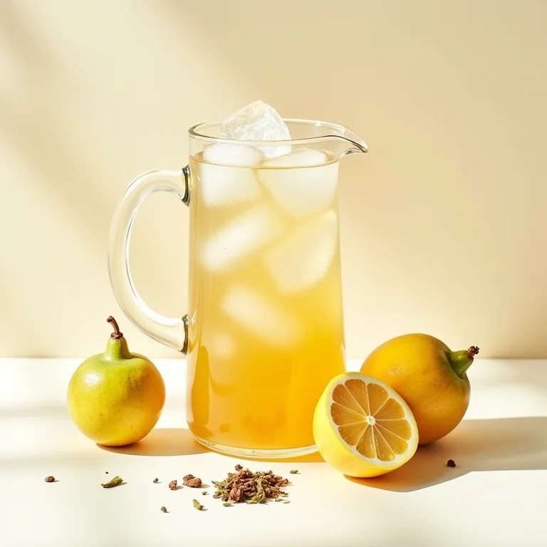 Ingredientes e materiais necessários para preparar tereré.