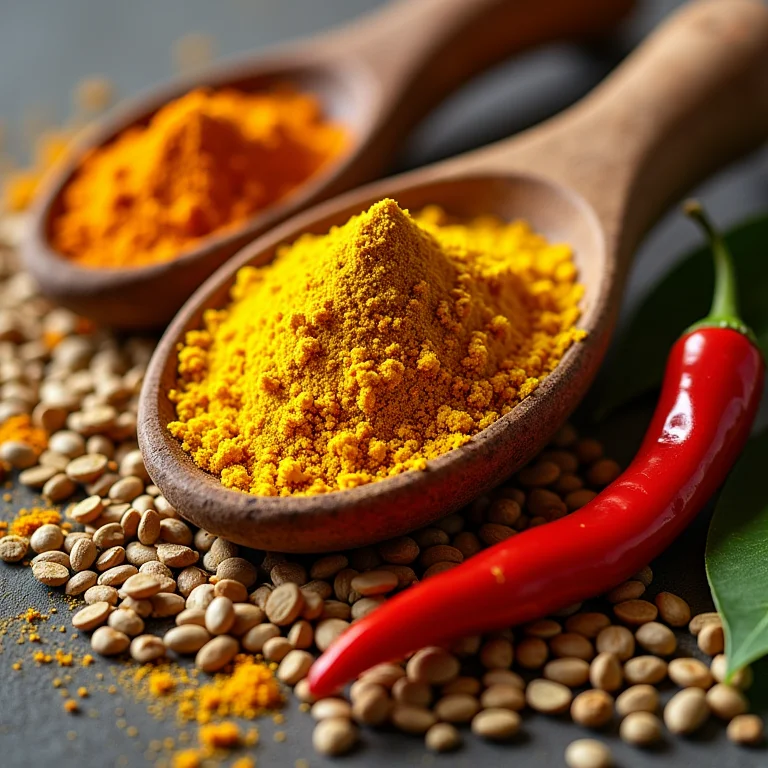 Ingredientes essenciais para um curry perfeito com feno grego