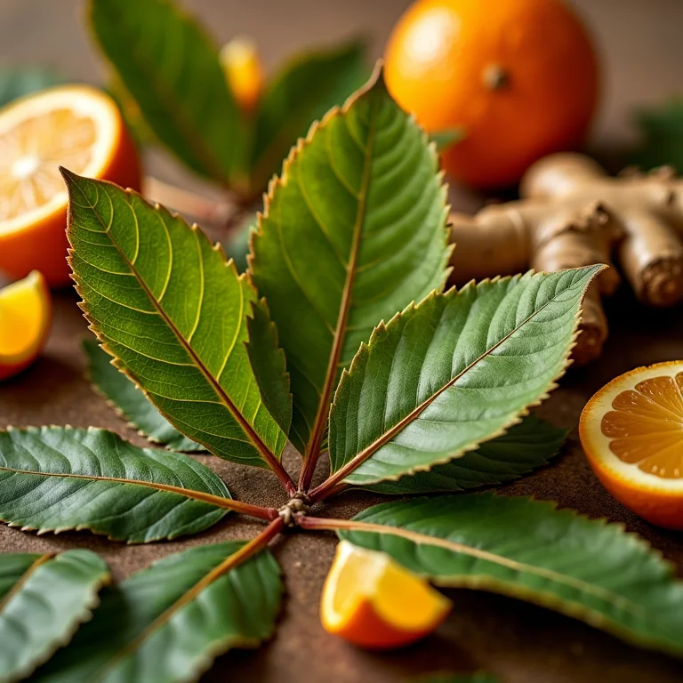 Ingredientes naturais para fortalecer o sistema imunológico, incluindo guaco seco