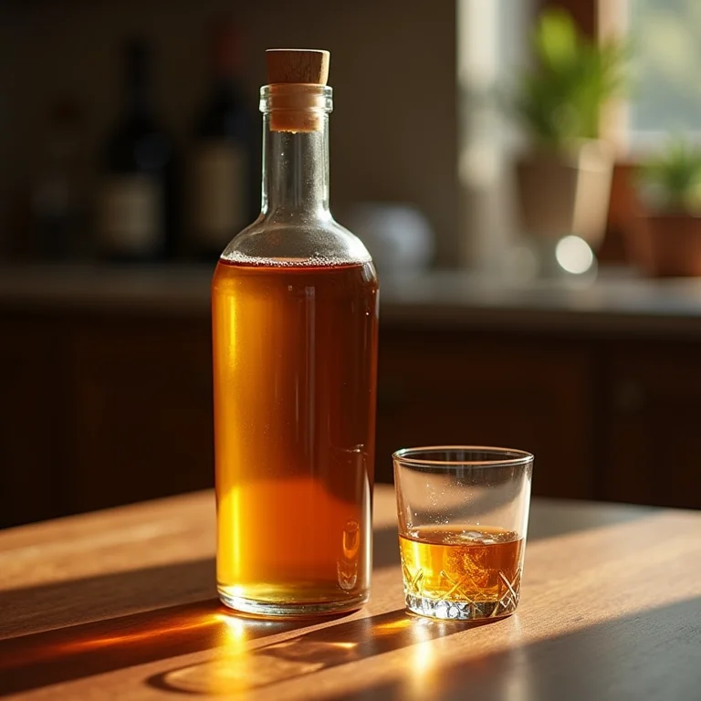 Licor digestivo de alcaravia caseiro