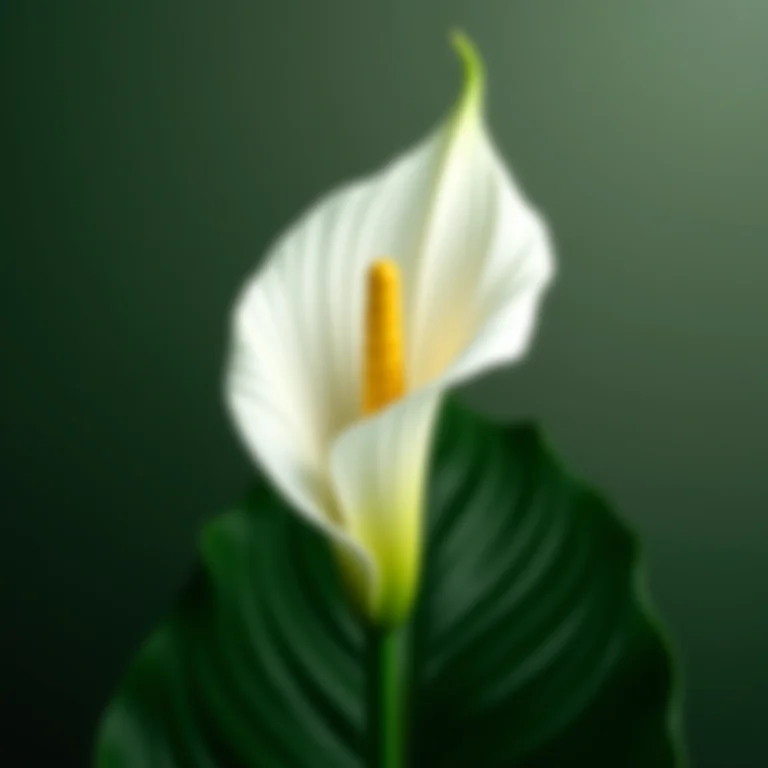 Lírio da Paz em plena floração.