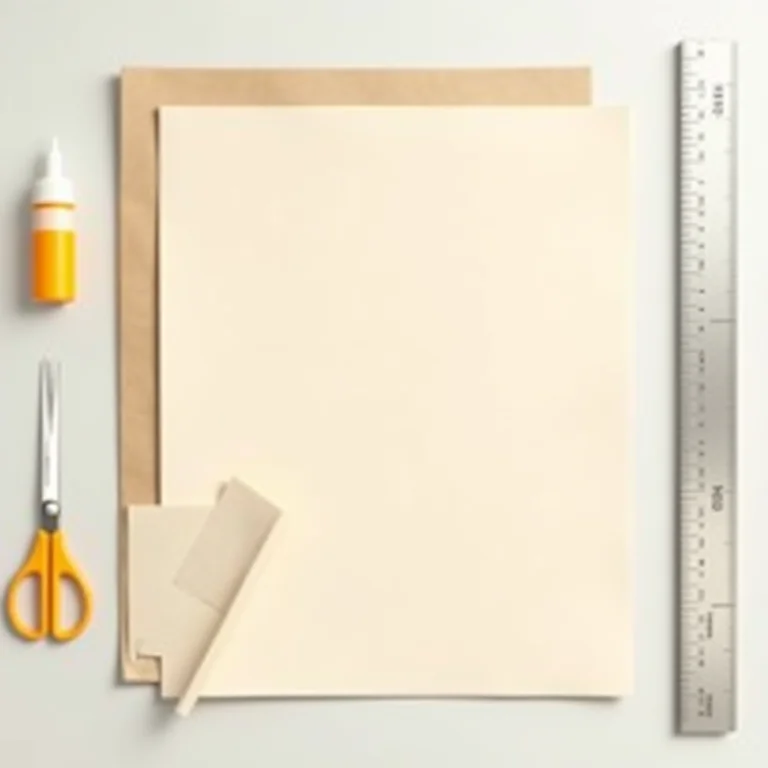 Materiais para fazer organizador de gaveta de papelão