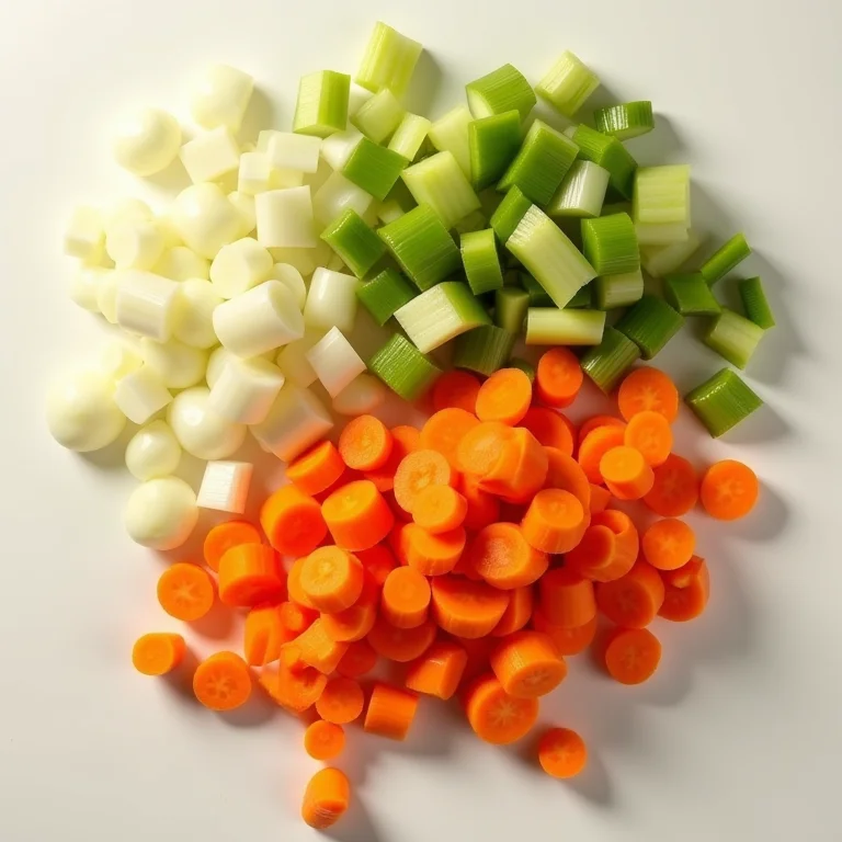 Mirepoix clássico para caldo