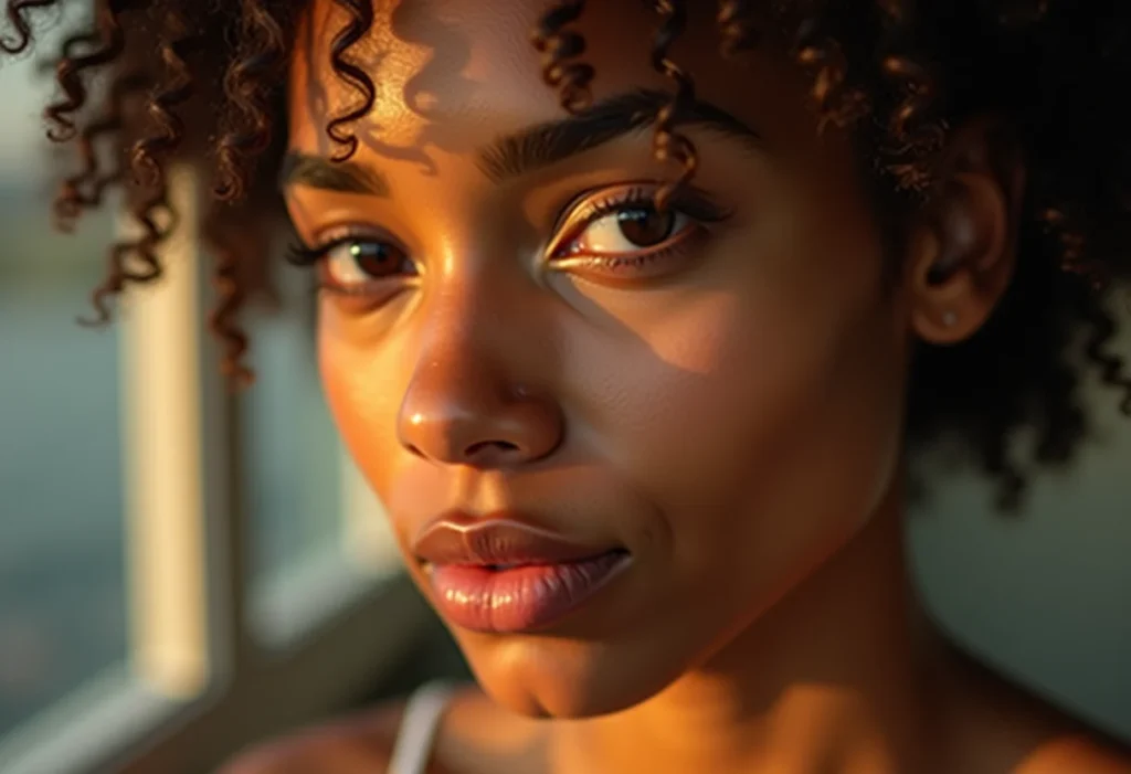 Ajinomoto: o que os nutricionistas ESCONDEM sobre ele? Mulher negra com expressão curiosa e pele radiante