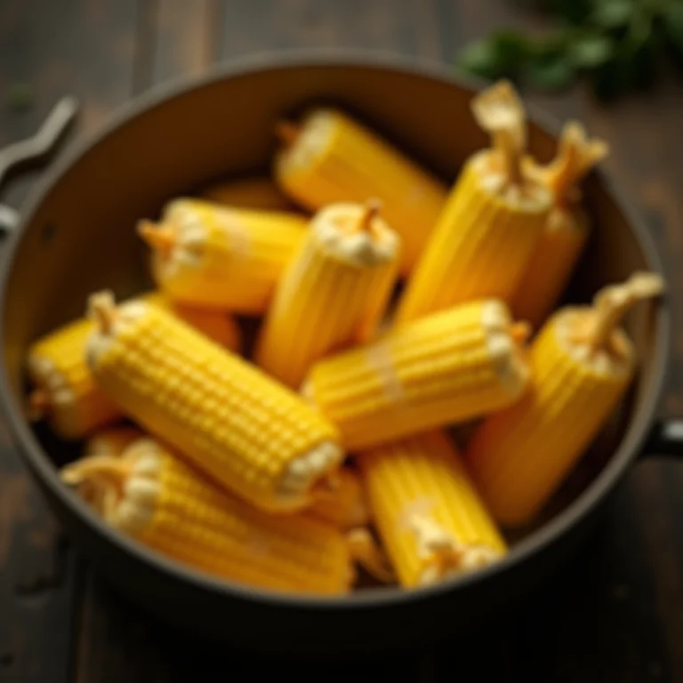 Pamonhas embaladas em palha de milho prontas para cozimento.