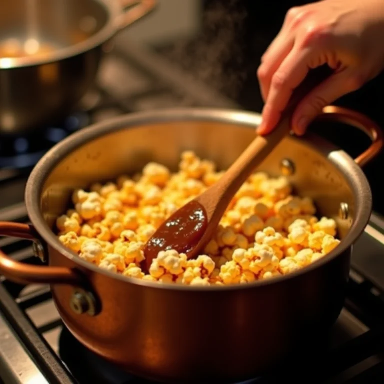 Passo a passo da pipoca doce cremosa