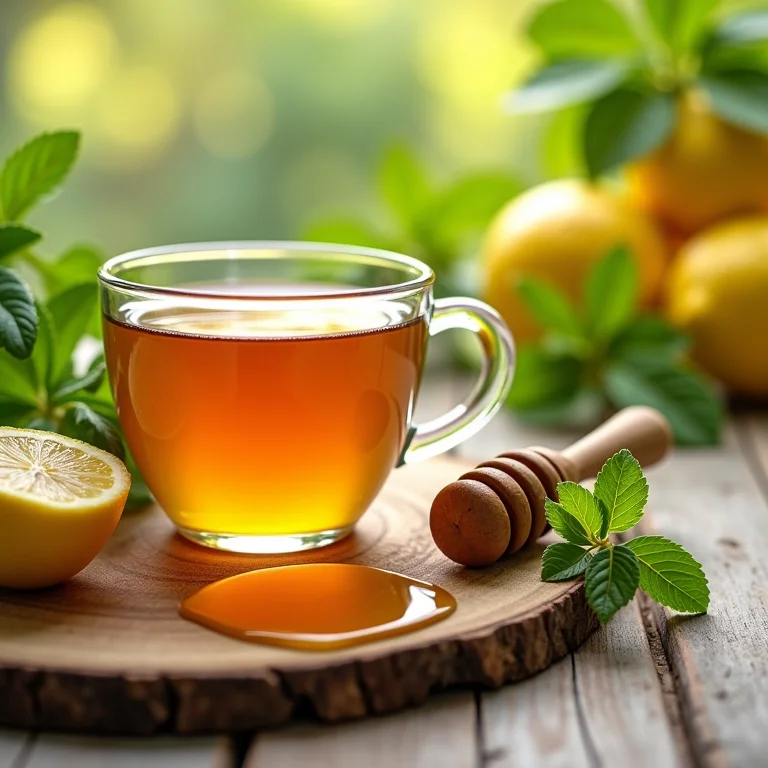 Personalize sua experiência relaxante com chá de erva cidreira.